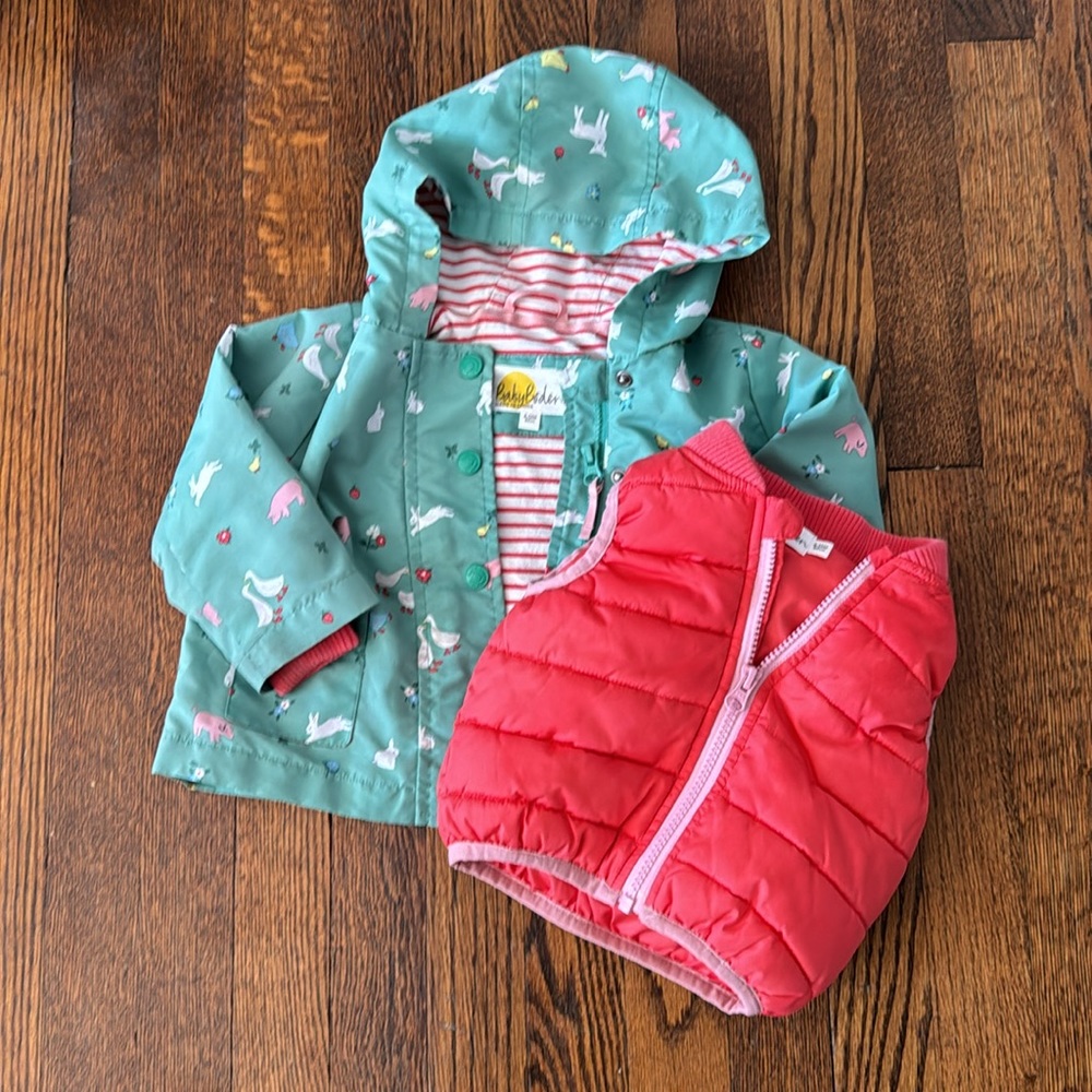 Baby Boden 3-in-1 Farmyard Water Resistant Raincoat (6-12 months)